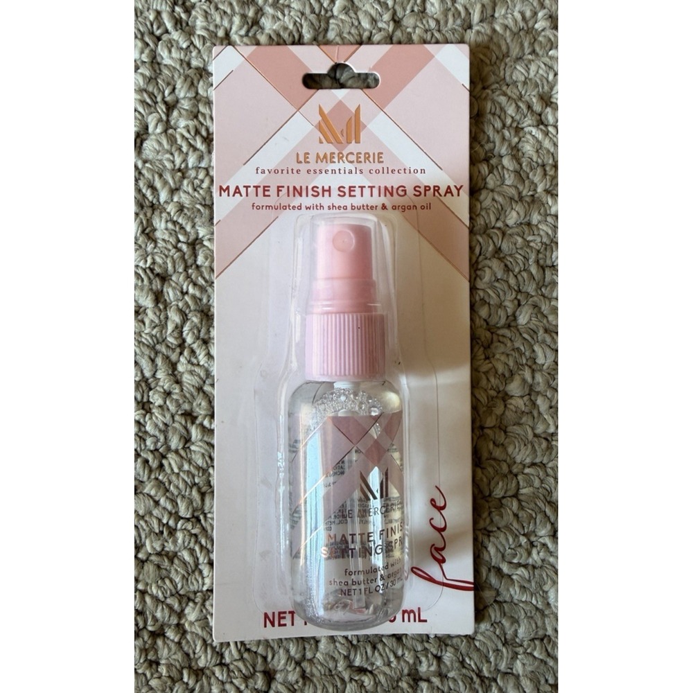 Le Mercerie Matte Finish Setting Spray For Face, 1 Fl Oz ‎ New & Sealed